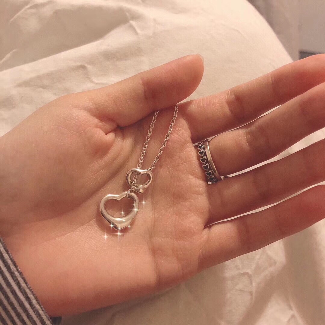 NO:103744,Tiffany Peach Heart Necklace Elsa Peretti Series Material S925 Silver, Tiffany Necklace, Tiffany, Necklace19860909Tiffany桃心项链Elsa Peretti系列 材质s925银,蒂芙尼项链,tiffany,necklace,Jewelry