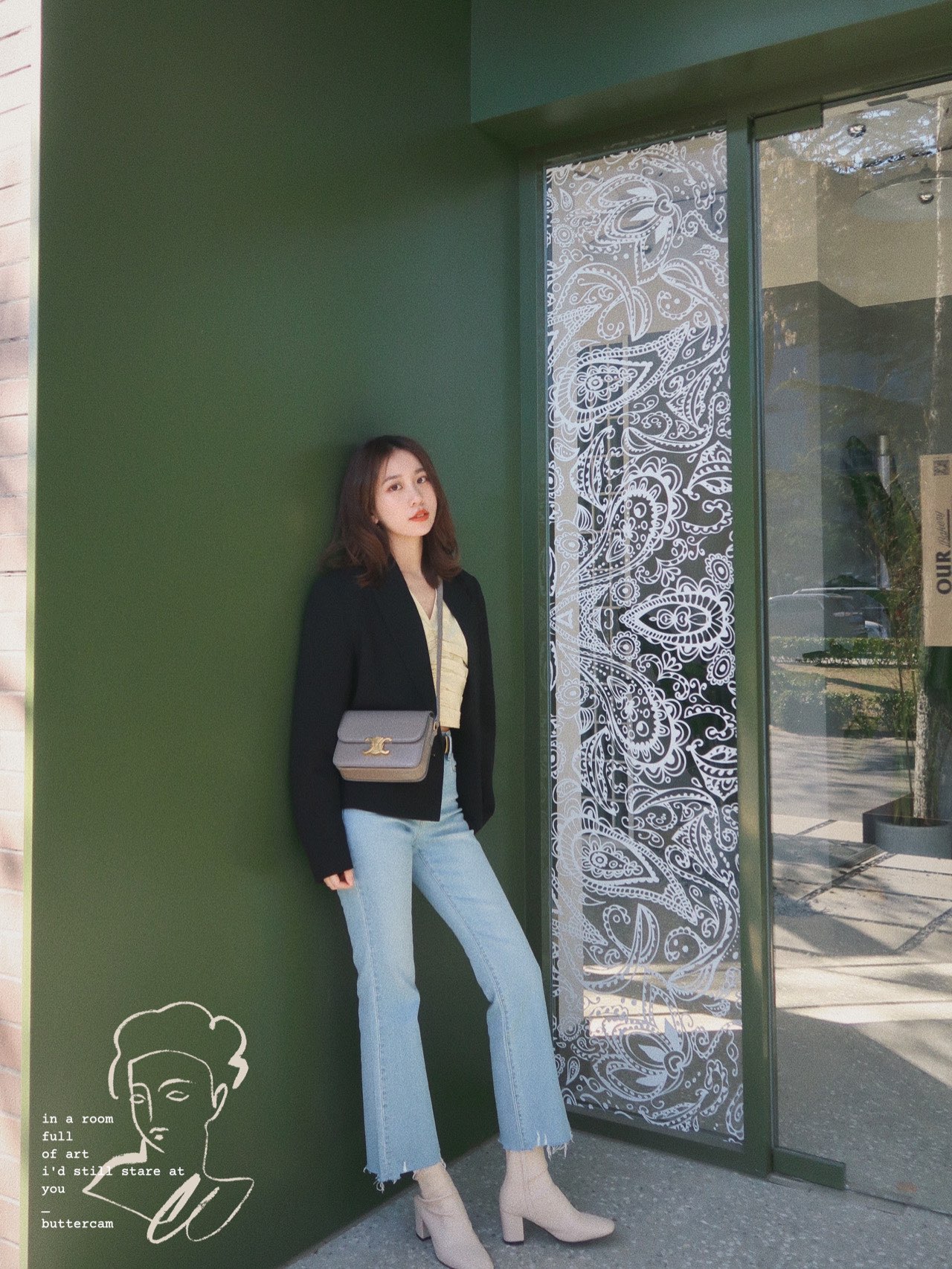 CELINE TEEN TRIOMPHE 18.5CM BAG 188423卵石灰色