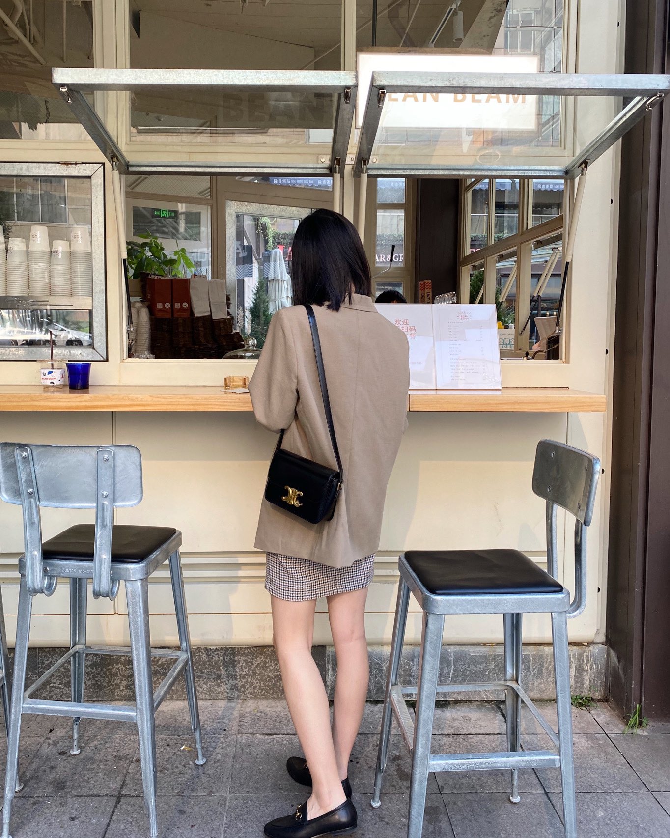 CELINE TEEN TRIOMPHE 18.5CM BAG 188423黑色