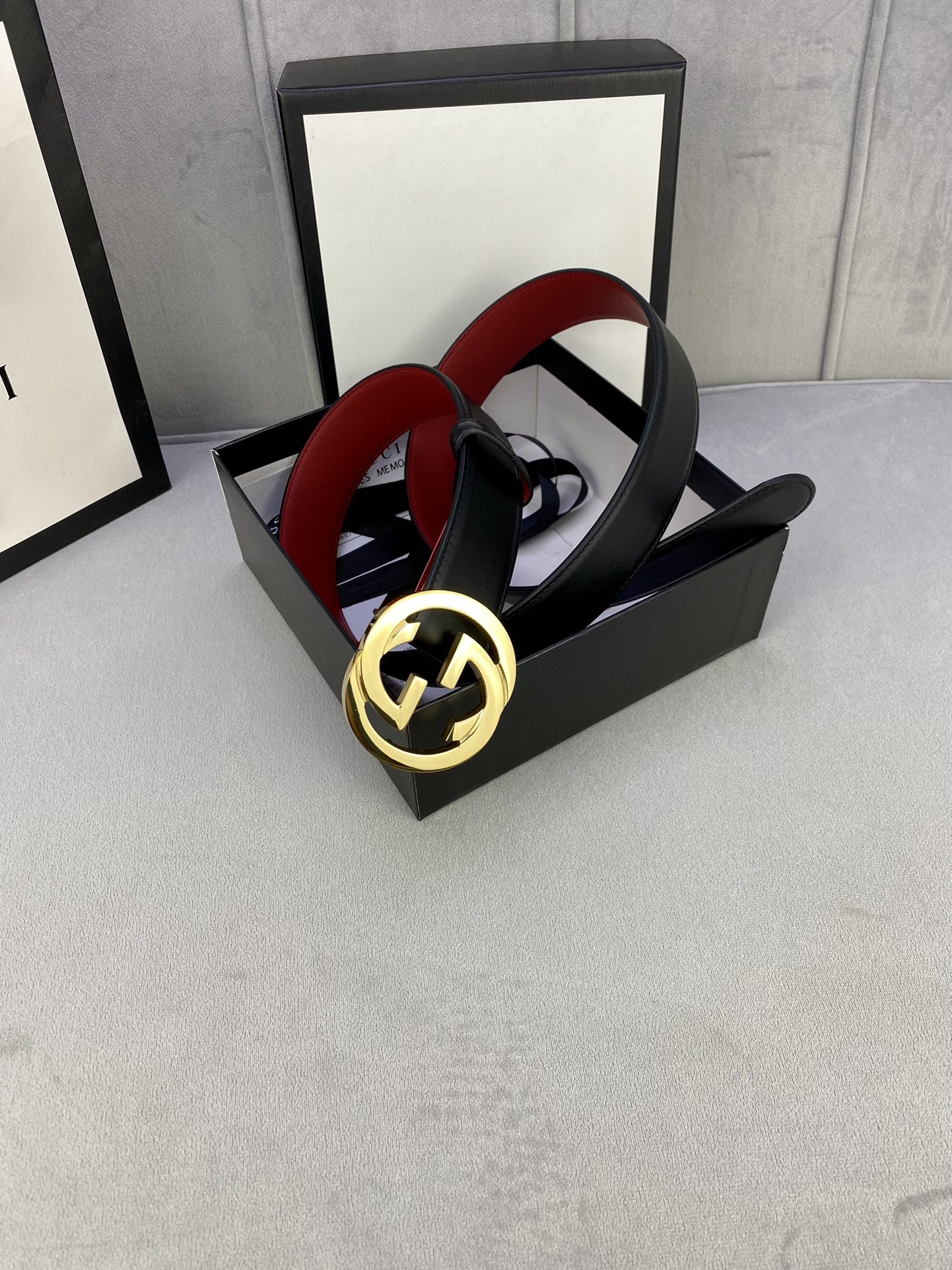 宽度4.0cmgucci互扣式双G带