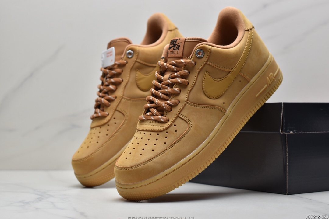 180 小麦Air Force 1 Low 07 LV8”Wheat / Flax”空军一号低帮经典板鞋CJ9179-200