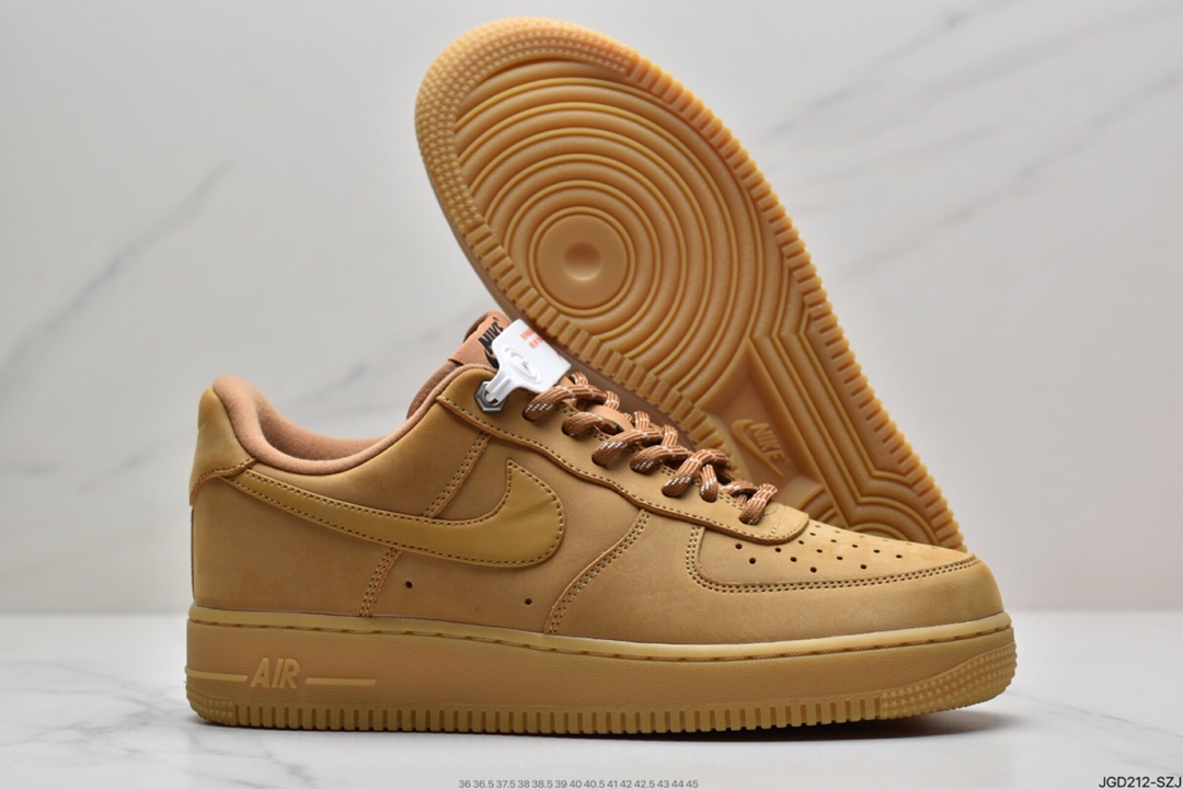 180 小麦Air Force 1 Low 07 LV8”Wheat / Flax”空军一号低帮经典板鞋CJ9179-200