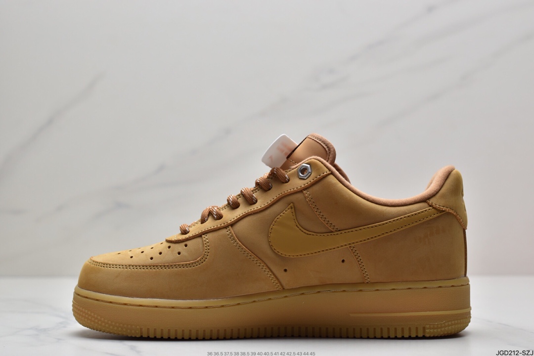 180 小麦Air Force 1 Low 07 LV8”Wheat / Flax”空军一号低帮经典板鞋CJ9179-200