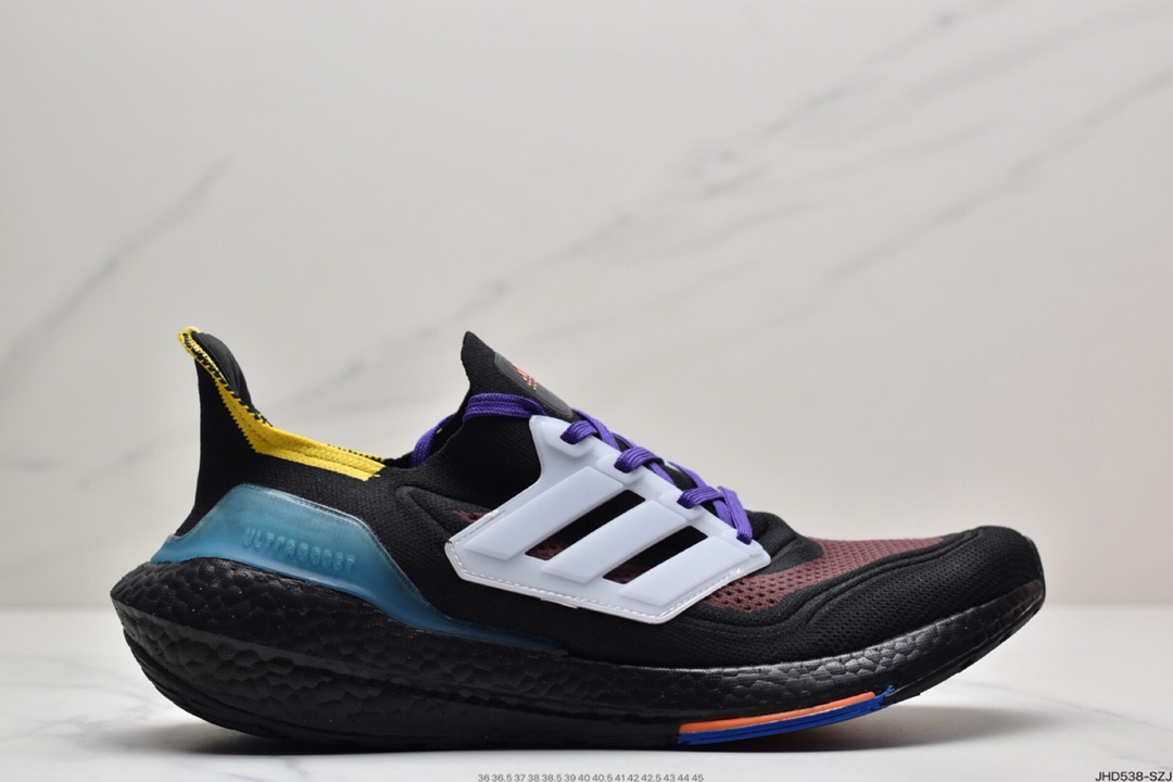 190 阿迪达斯Adidas Ultra Boost 21 以编织纱网代替TPU材质FY0838