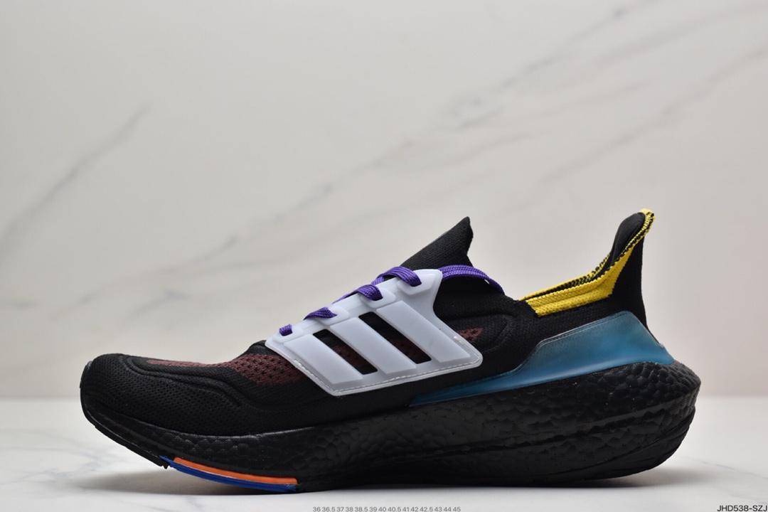 190 阿迪达斯Adidas Ultra Boost 21 以编织纱网代替TPU材质FY0838