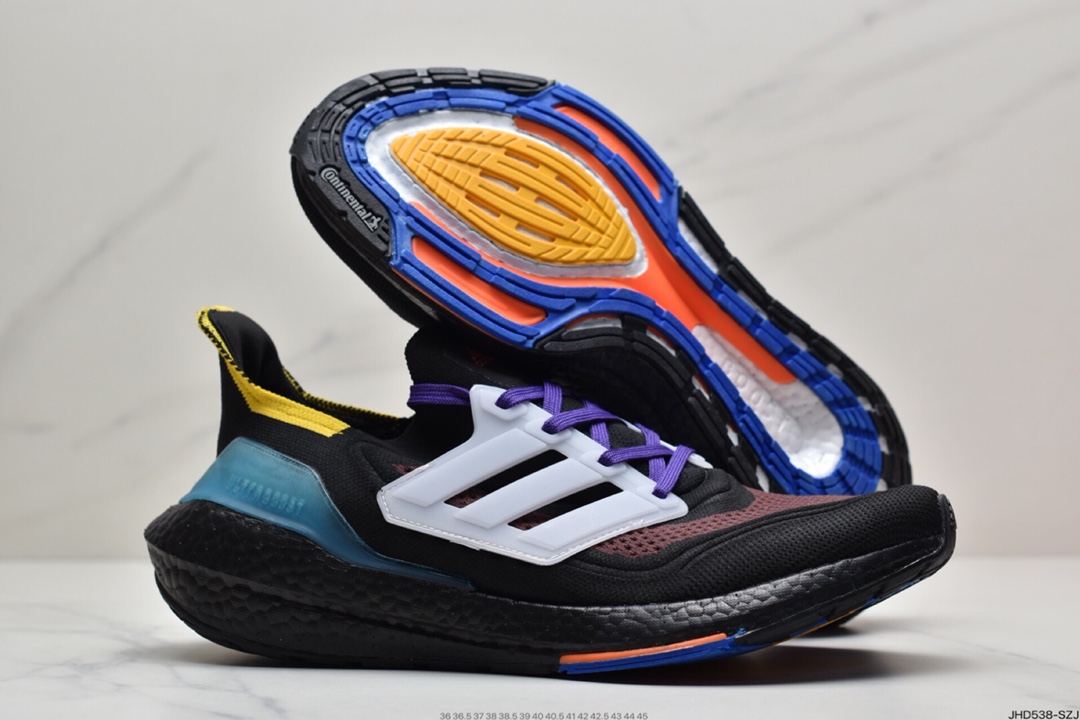 190 阿迪达斯Adidas Ultra Boost 21 以编织纱网代替TPU材质FY0838