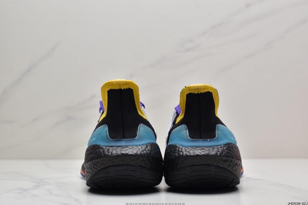 190 阿迪达斯Adidas Ultra Boost 21 以编织纱网代替TPU材质FY0838