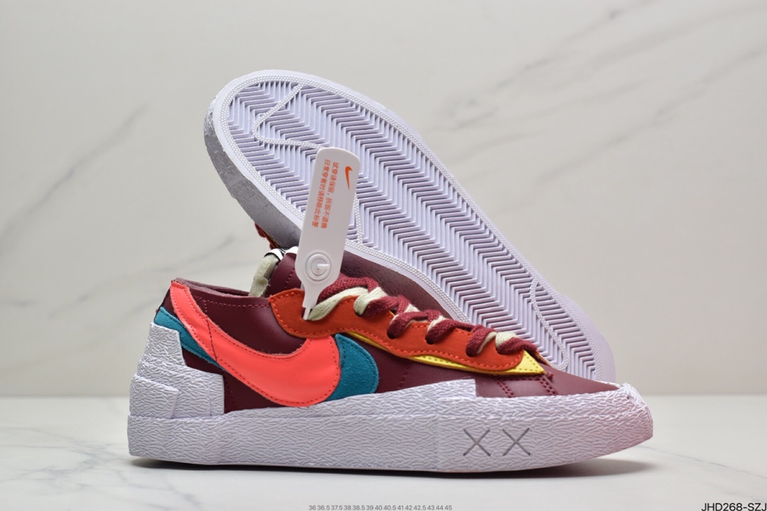 190 Sacai x NIKE Blazer Low 耐克全新联名开拓者低帮休闲板鞋 DM7901-400