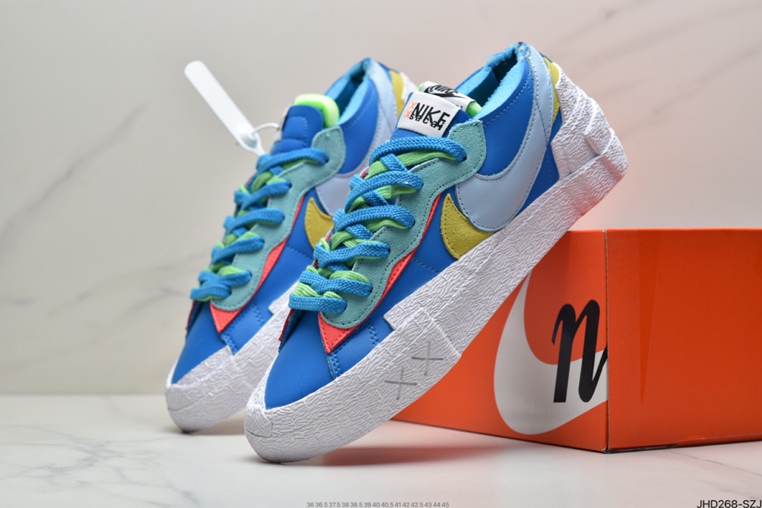 190 Sacai x NIKE Blazer Low 耐克全新联名开拓者低帮休闲板鞋 DM7901-400