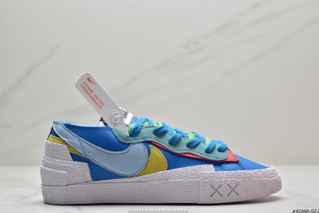 190 Sacai x NIKE Blazer Low 耐克全新联名开拓者低帮休闲板鞋 DM7901-400