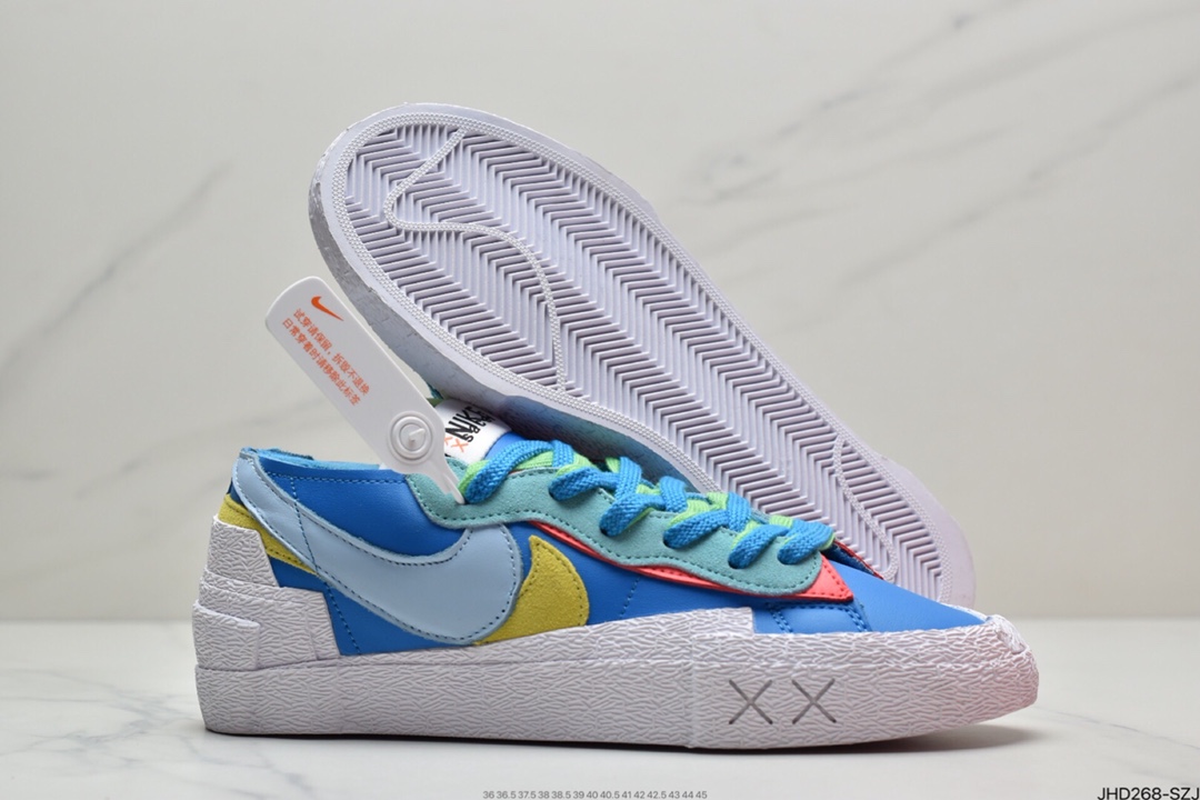 190 Sacai x NIKE Blazer Low 耐克全新联名开拓者低帮休闲板鞋 DM7901-400