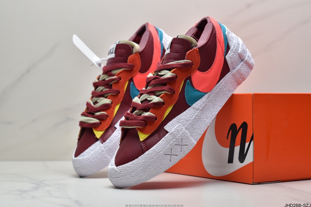 190 Sacai x NIKE Blazer Low 耐克全新联名开拓者低帮休闲板鞋 DM7901-400