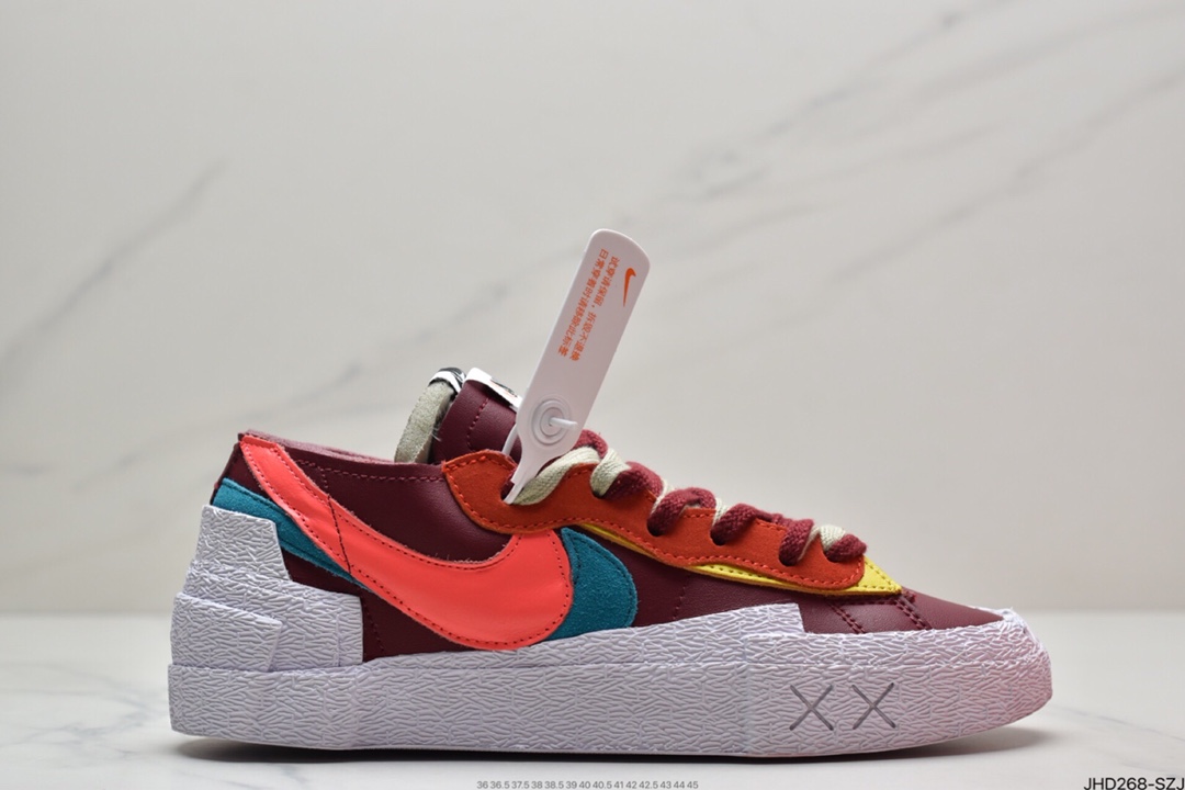 190 Sacai x NIKE Blazer Low 耐克全新联名开拓者低帮休闲板鞋 DM7901-400