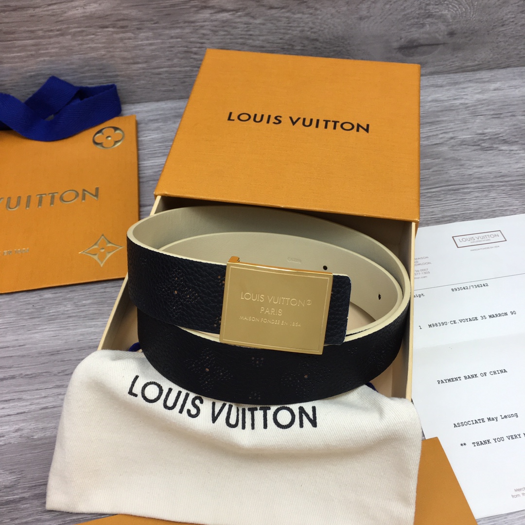 Louis Vuitton Belts Most Desired
 Women Calfskin Cowhide