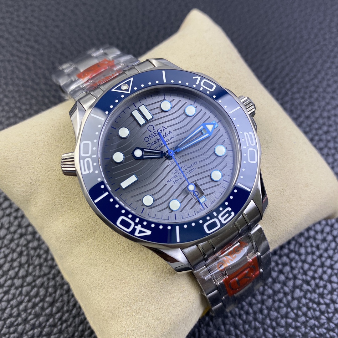 [OMEGA Watches]OR Factoy Haima 300m Series Gray Plate Watch Made of high-quali