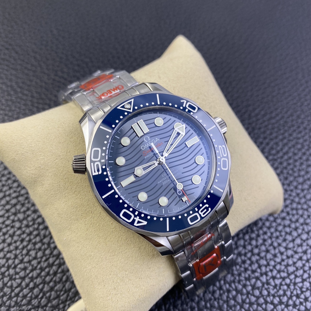 [OMEGA Watches]OR Factoy Seahorse 300m Series Blue Plate Watch Made of high-qu