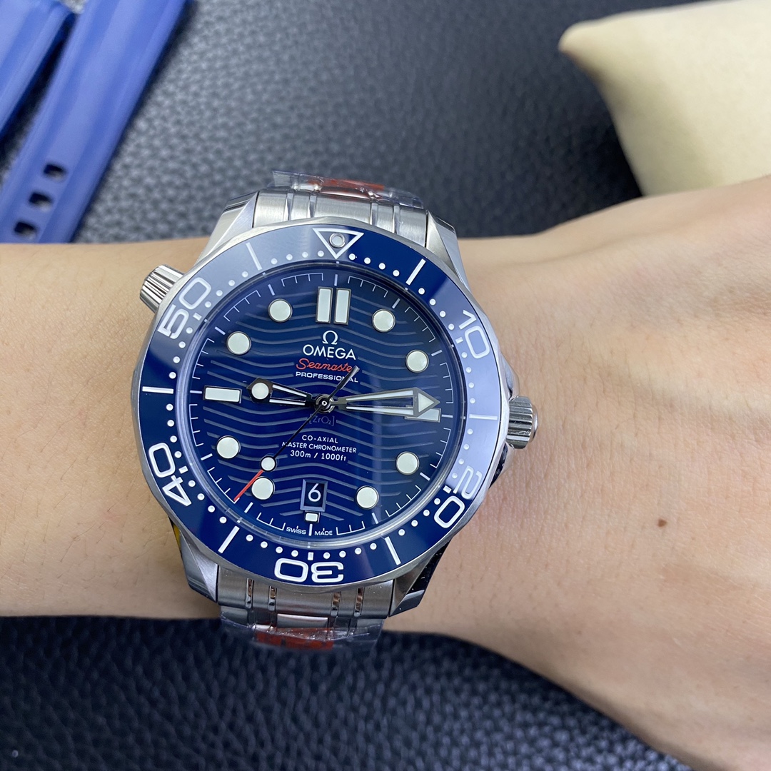 [OMEGA Watches]OR Factoy Seahorse 300m Series Blue Plate Watch Made of high-qu