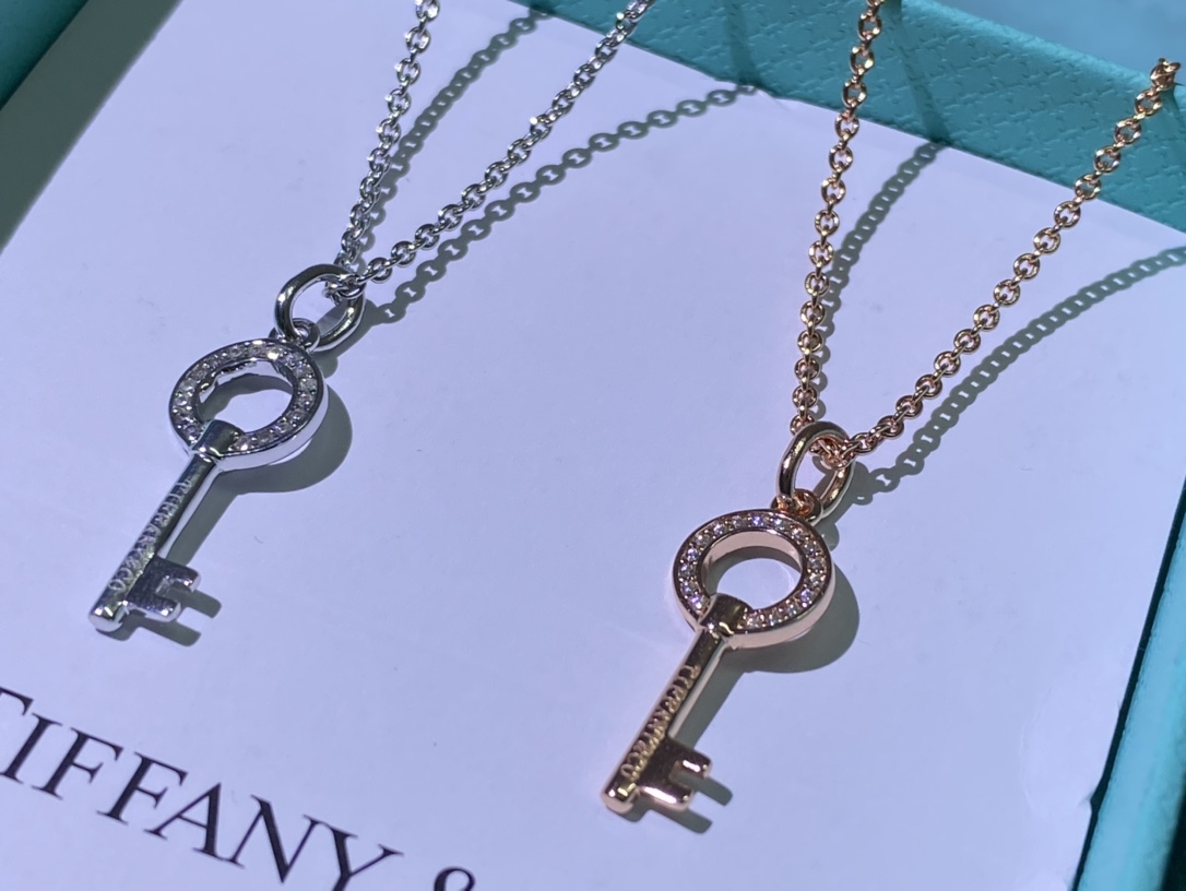 NO:103742,A key opens your heart and makes you belong only to me, Tiffany necklace, tiffany, necklace19860909一把钥匙打开你的心扉,让你只属于我,蒂芙尼项链,tiffany,necklace,Jewelry