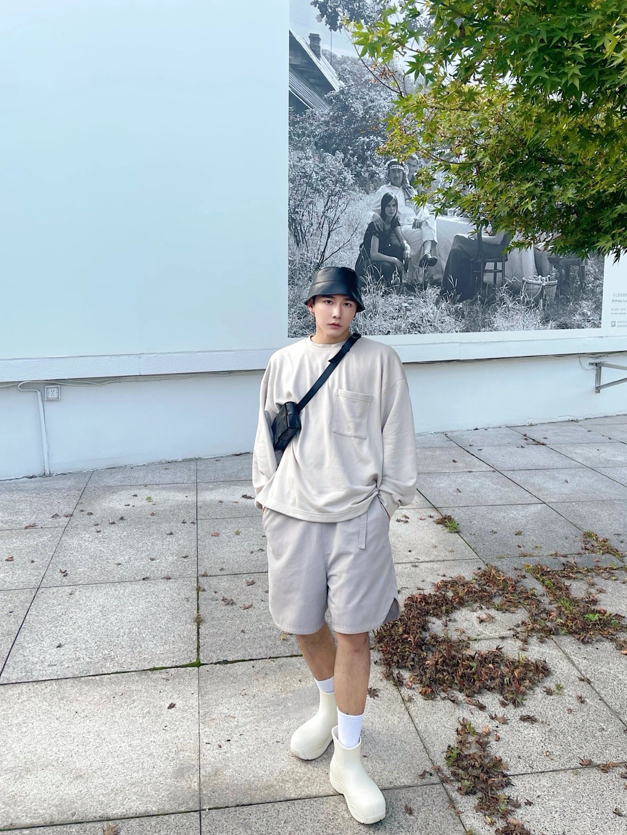 Bottega Veneta葆蝶家 Cassttte四格 651053油蜡皮黑色