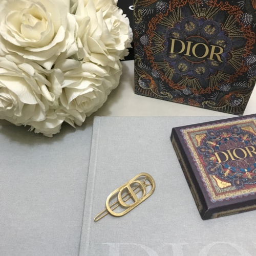 Dior Gold-Finish Metal CD Signature Hair Clip - Modern and Eye-Catching 1 Dior Gold-Finish Metal CD Signature Hair Clip - Modern and Eye-Catching