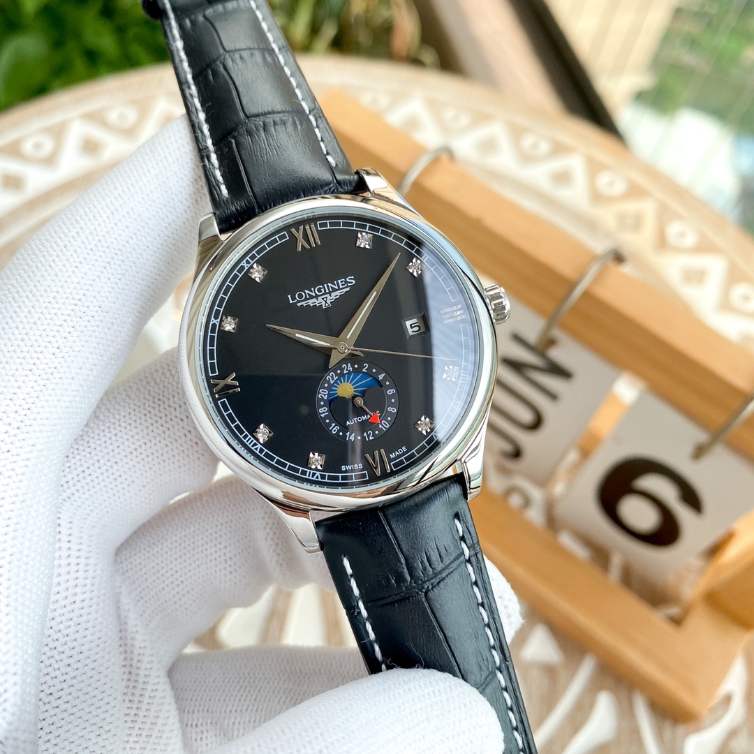 [LONGINES Watches]platinum steel strip Longines Longines Boutique Men