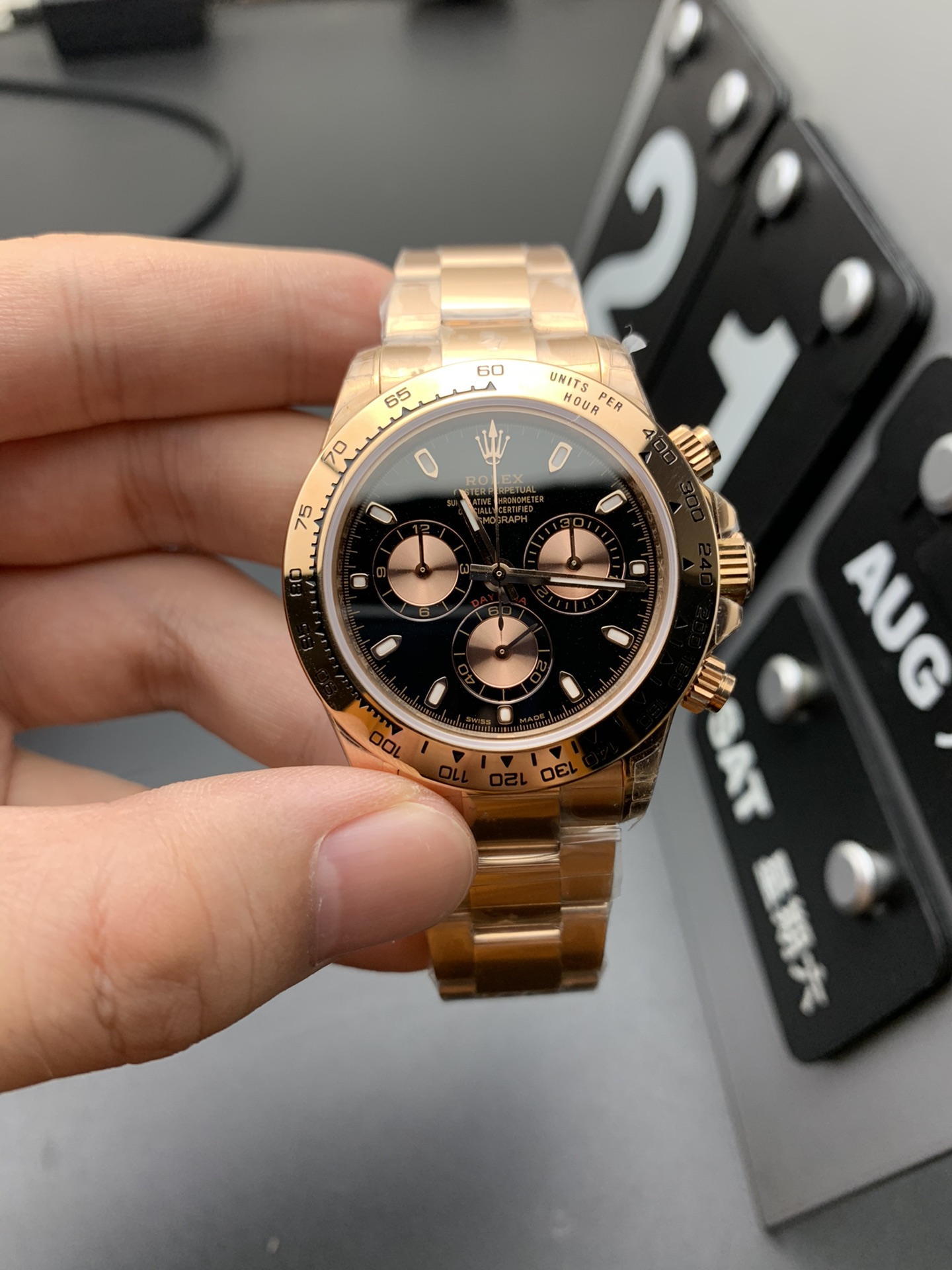 Rolex 玫瑰金迪
