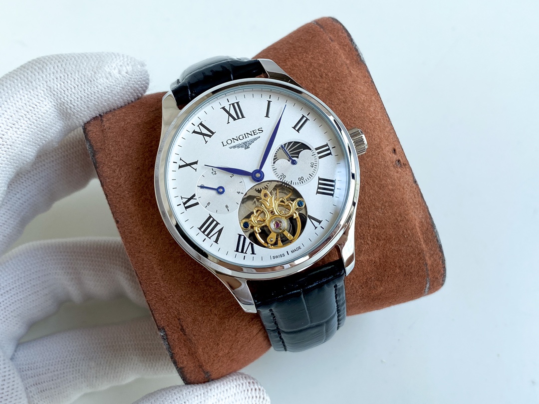 [LONGINES Watches]platinum steel strip Longines Longines Boutique Men