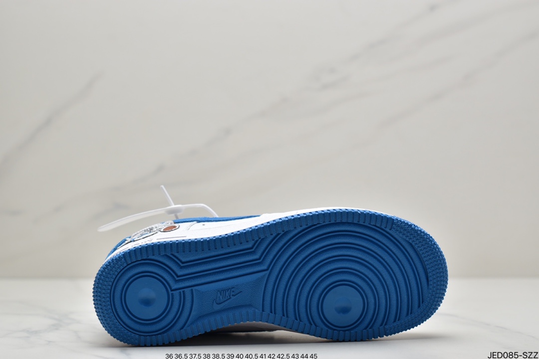 150 耐克Nike Air Force 1 ’07 Low”White/Royal Blue ”空军一号经典低帮百搭休闲运动板鞋DM2845-100