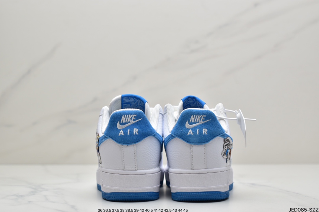 150 耐克Nike Air Force 1 ’07 Low”White/Royal Blue ”空军一号经典低帮百搭休闲运动板鞋DM2845-100