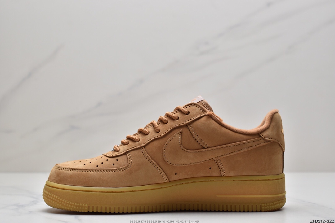 280 Supreme x Nike Air Force 1 Low’07”Wheat Flax”空军一号板鞋DN1555-200
