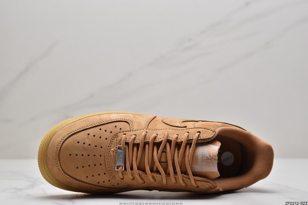280 Supreme x Nike Air Force 1 Low’07”Wheat Flax”空军一号板鞋DN1555-200
