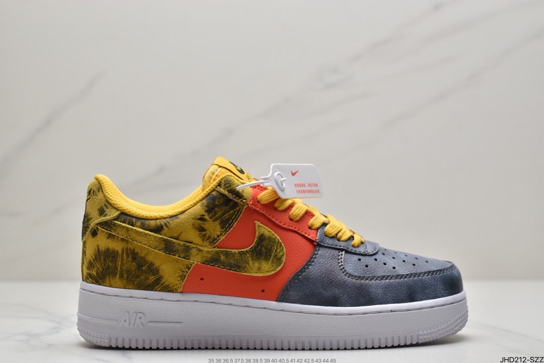 190 耐克Nike Air Force 1’07 LV8  黑灰红 拼接百搭休闲板鞋CZ0337-001