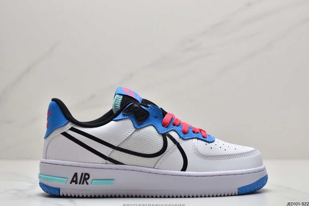 150 耐克Nike Air Force 1 React QS 解析冰蓝Light Bone 冰块 CQ8879-100
