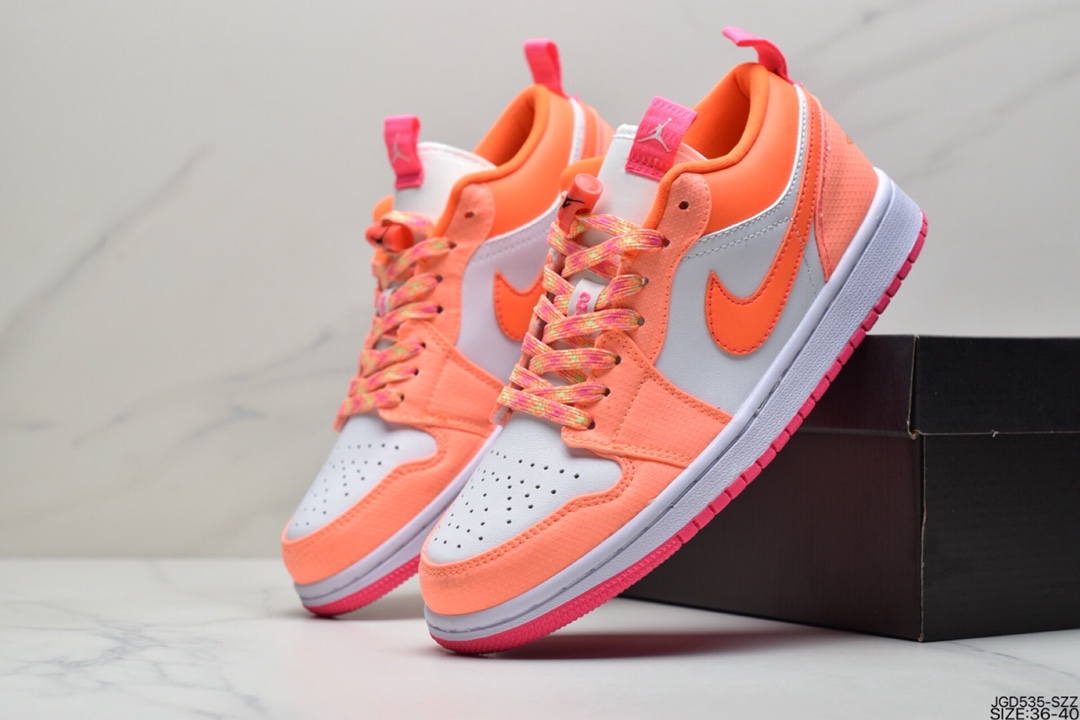 190 耐克Nike Air Jordan 1 Low AJ1 乔1 低帮潮流缓运动休闲板鞋DM5443-666