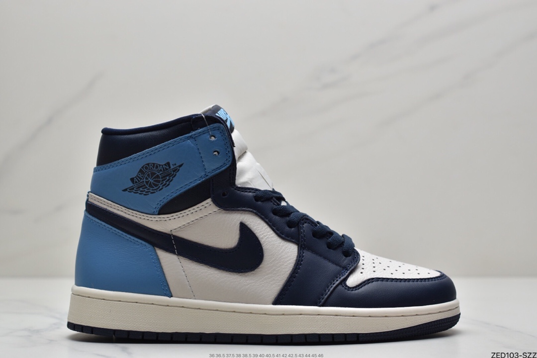 260 乔丹Air Jordan 1 Retro Hyper Royal 水洗蓝 555088-402