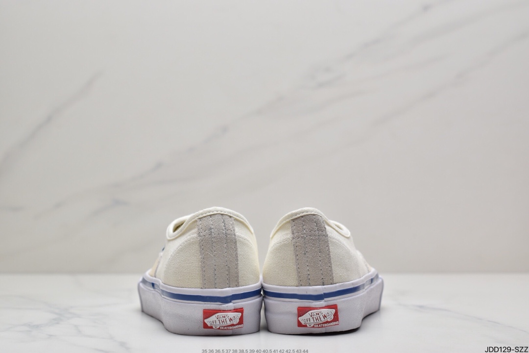 130 万斯Vans Authentic 经典安娜海姆 4孔低帮硫化滑板鞋休闲板鞋
