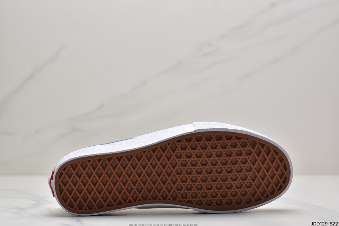 130 万斯Vans Authentic 经典安娜海姆 4孔低帮硫化滑板鞋休闲板鞋