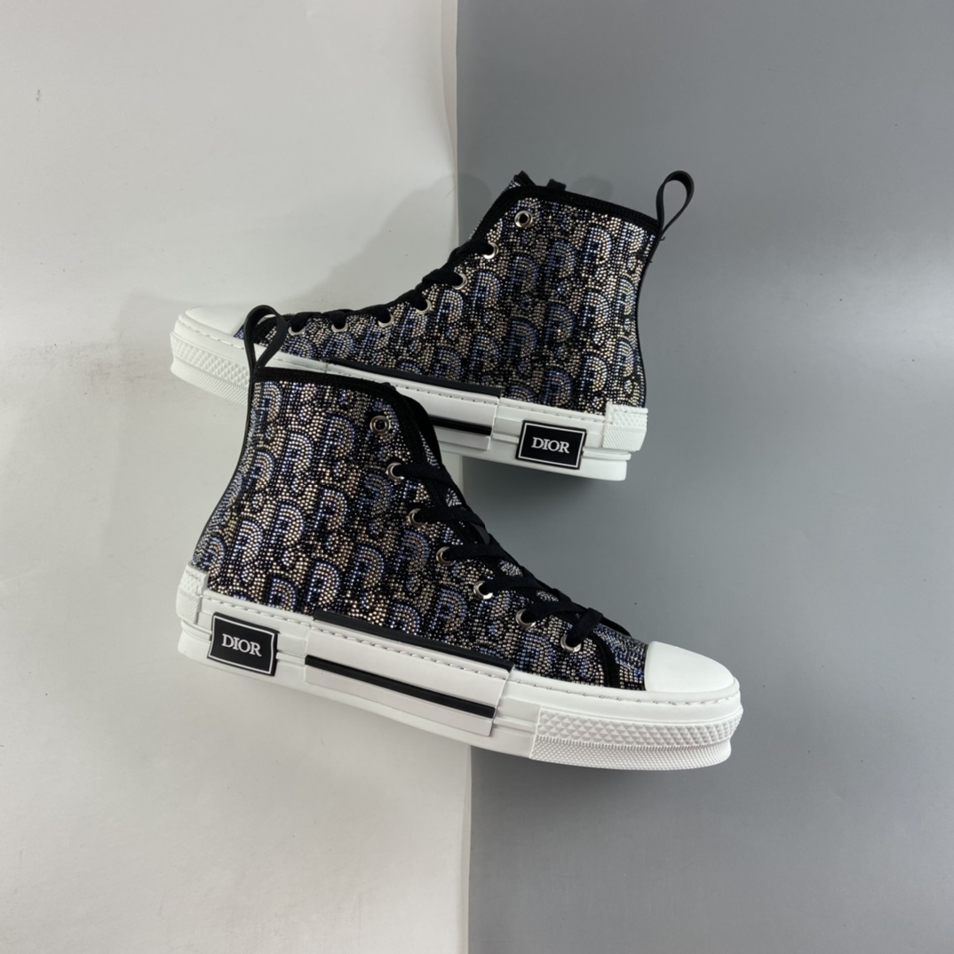 P550  Dior B23 Oblique High Top Sneakers 迪奥“CD重影”