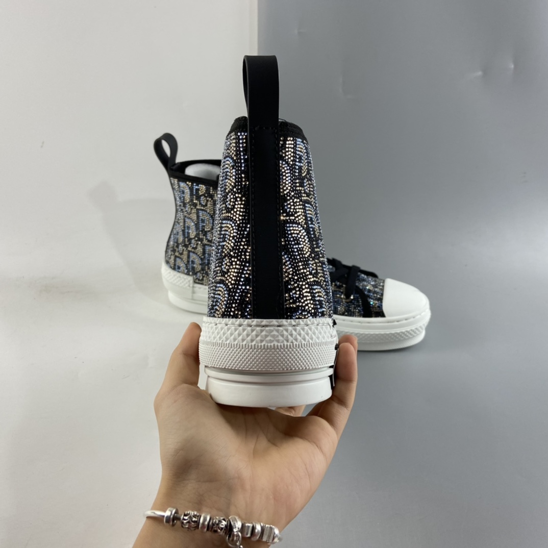 P550  Dior B23 Oblique High Top Sneakers 迪奥“CD重影”