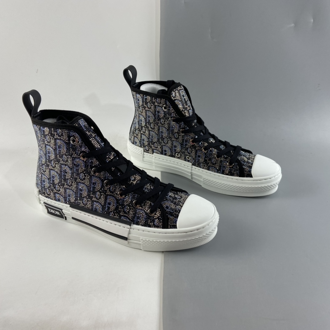 P550  Dior B23 Oblique High Top Sneakers 迪奥“CD重影”