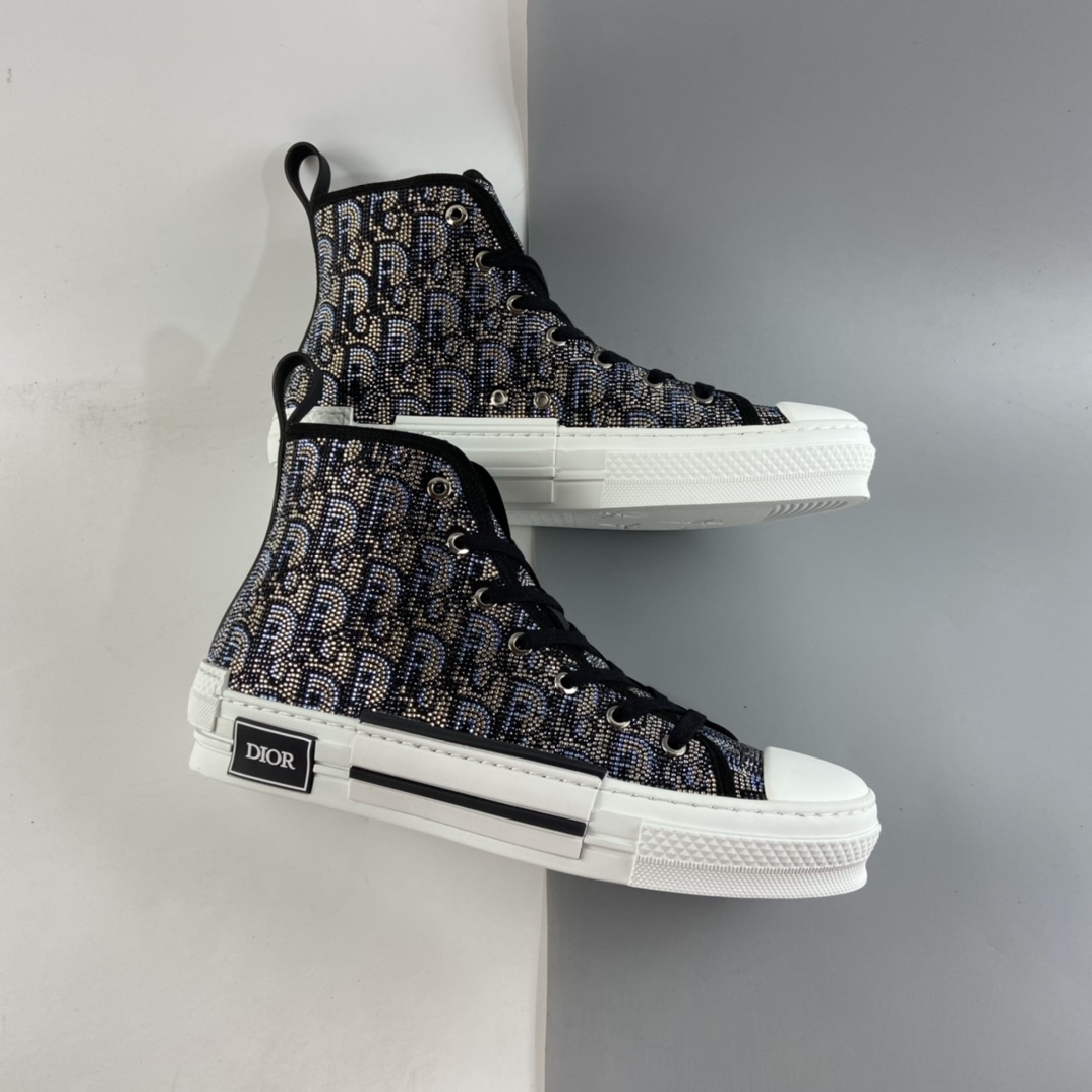 P550  Dior B23 Oblique High Top Sneakers 迪奥“CD重影”
