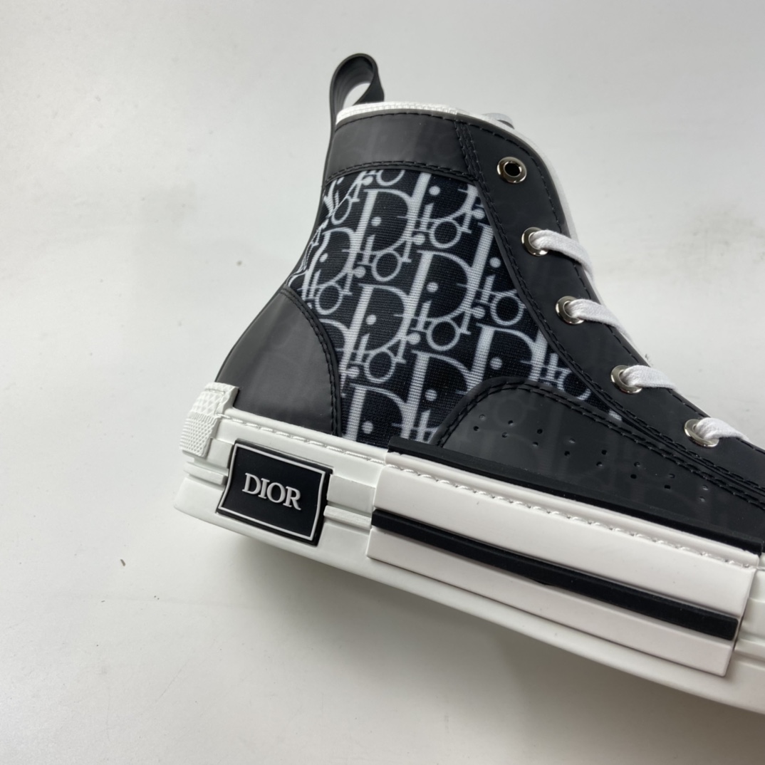 P480  Dior B23 Oblique High Top Sneakers 迪奥“CD重影”