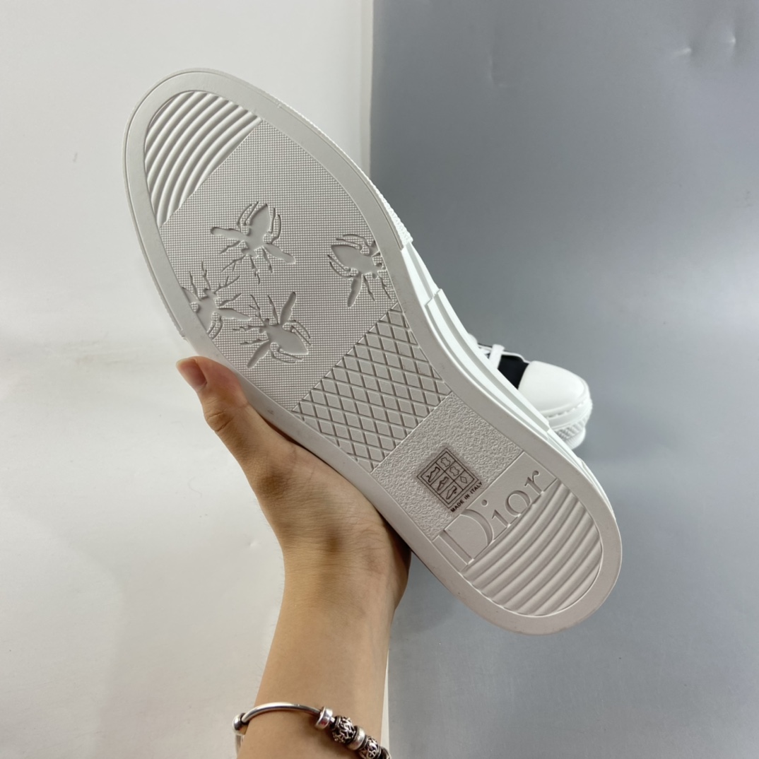 P480  Dior B23 Oblique High Top Sneakers 迪奥“CD重影”