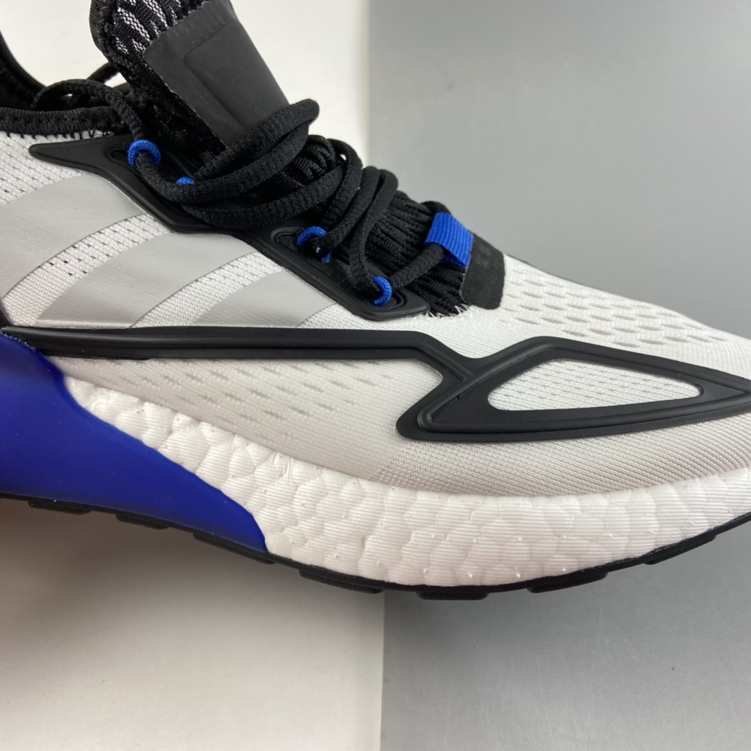 P220  Ad ZX 2K Boost 网纱针织呼吸面套脚休闲运动慢跑鞋 FY5725