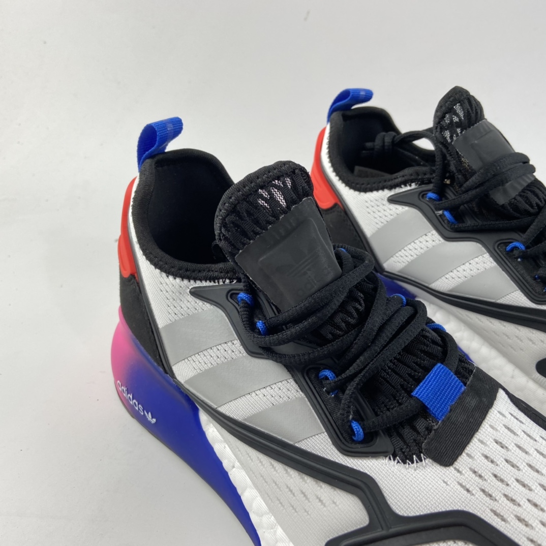P220  Ad ZX 2K Boost 网纱针织呼吸面套脚休闲运动慢跑鞋 FY5725