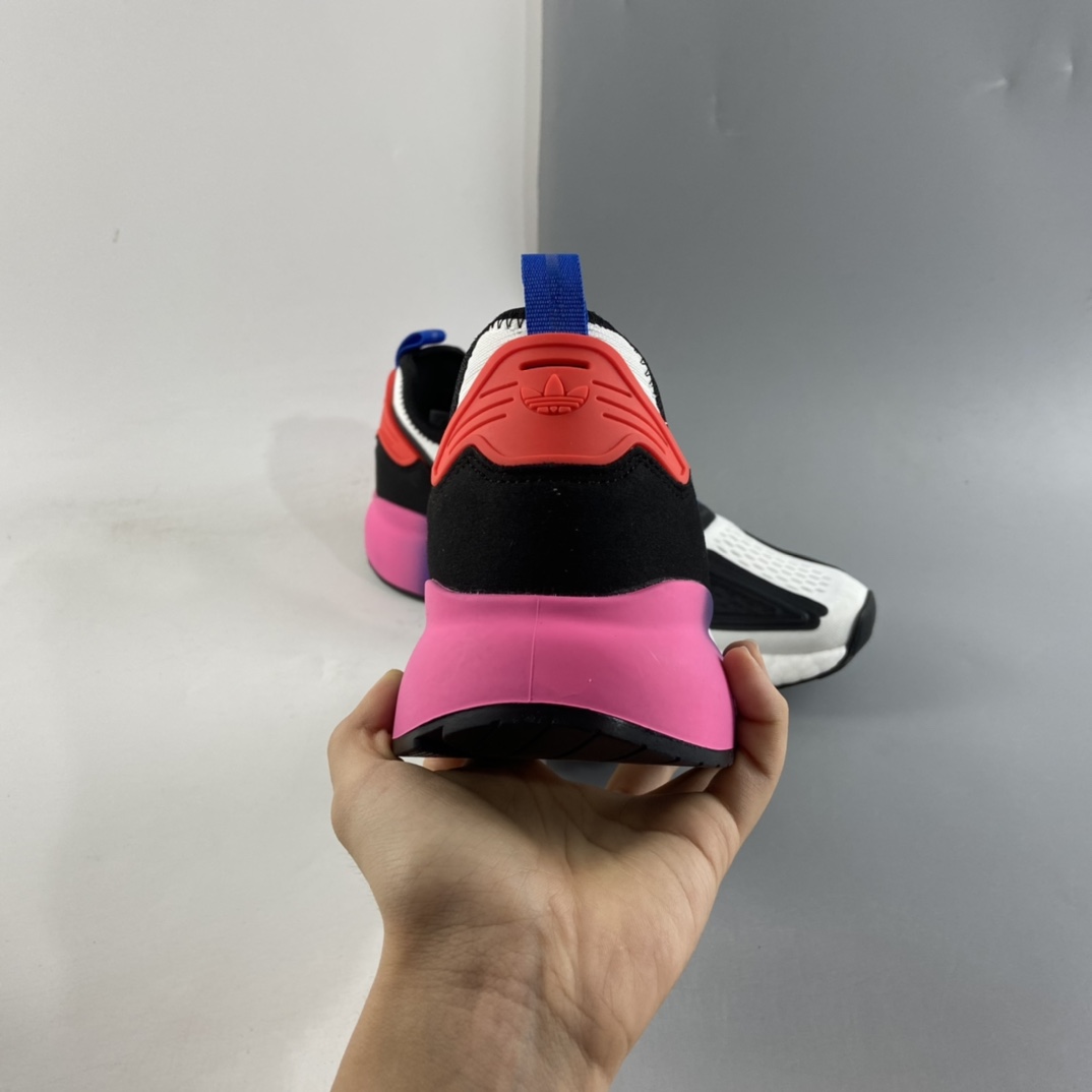 P220  Ad ZX 2K Boost 网纱针织呼吸面套脚休闲运动慢跑鞋 FY5725