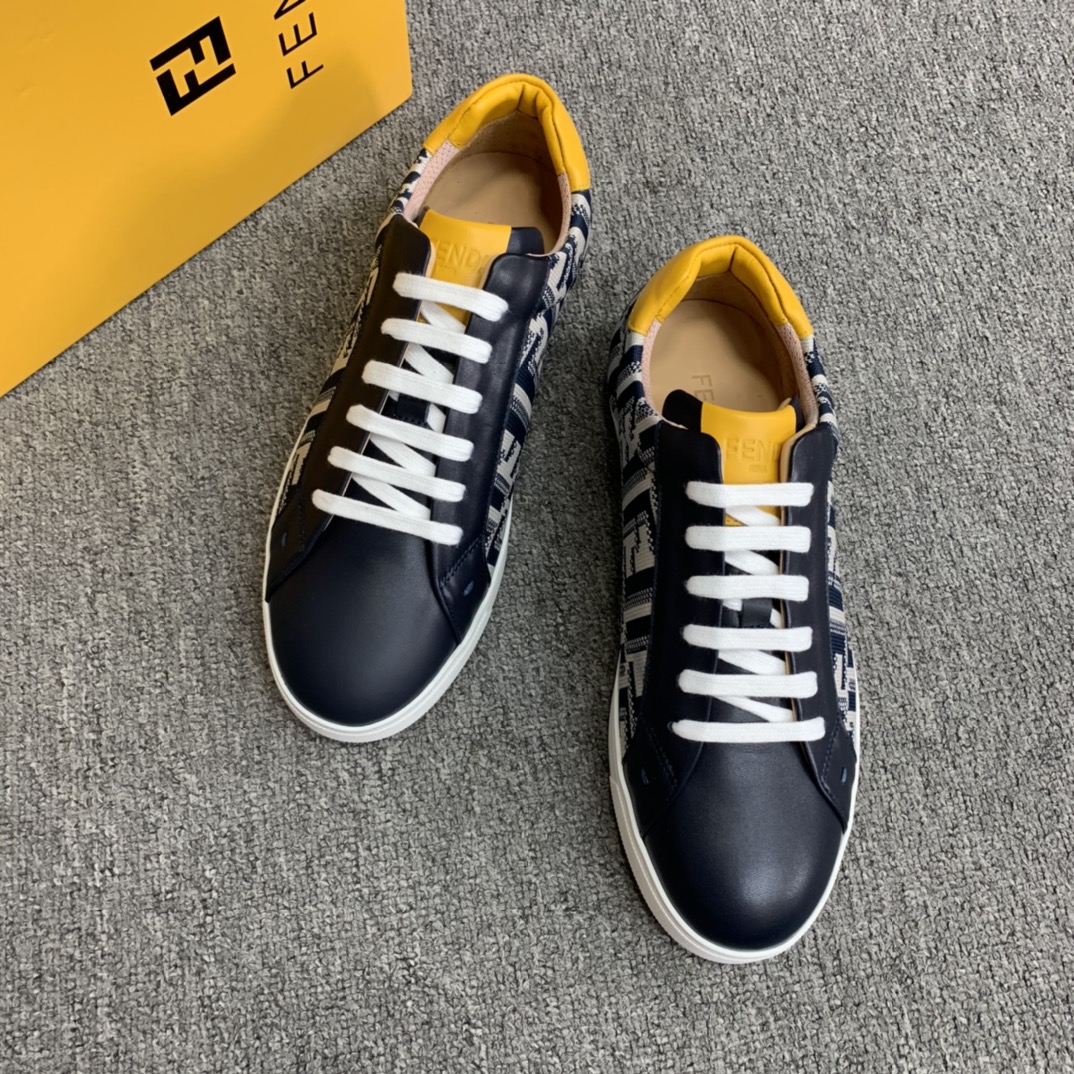 Fendi Style Leather Men's Shoes Lookbook Reference image 2