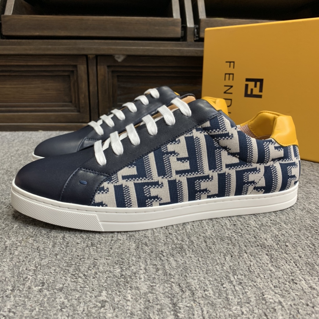 Fendi Style Leather Men's Shoes style reference detail image 4 from source 781782