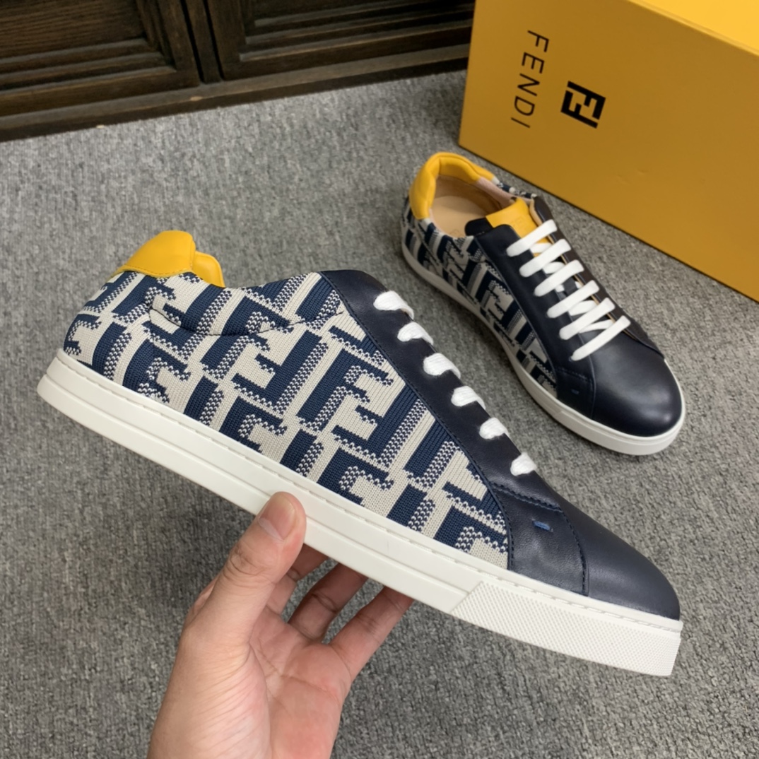 Fendi Style Leather Men's Shoes style reference detail image 5 from source 781782