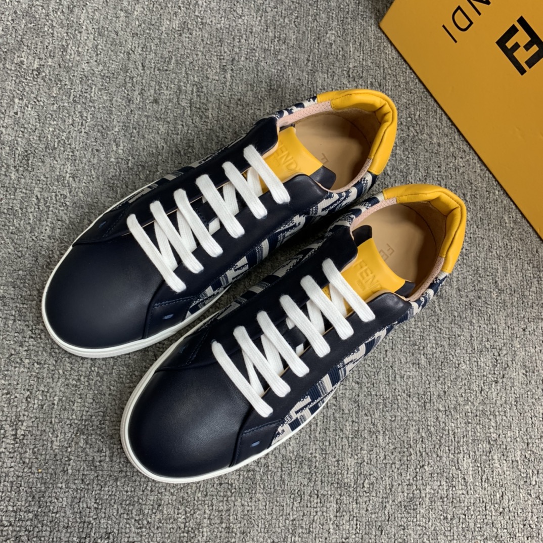 Fendi Style Leather Men's Shoes style reference detail image 3 from source 781782